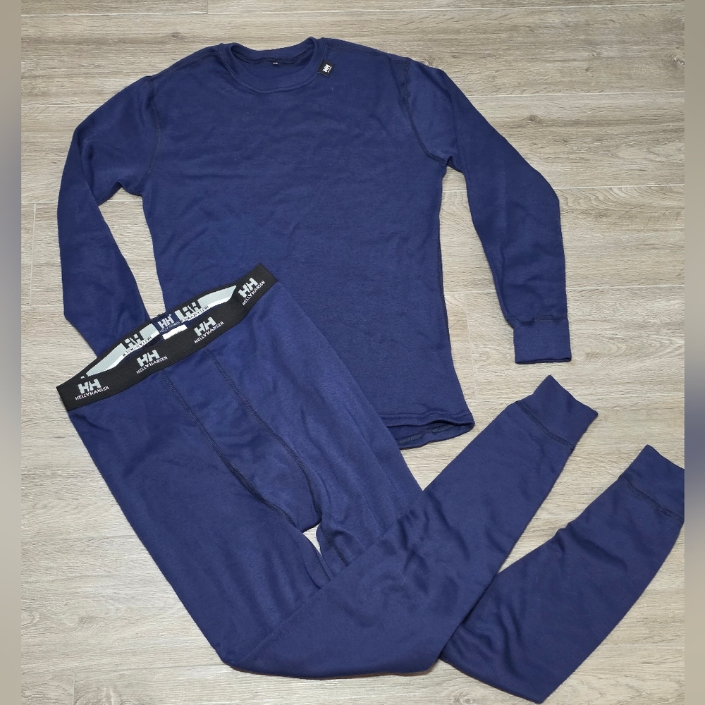 Helly Hanson WorkWear Base Layer Mens Size Large Navy Blue